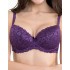 Бюстгальтер балконет пуш-ап Simona M 870 ежевика, Цвет: ежевика, Размеры: 70D
