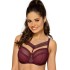 Бюстгальтер полумягкий Novika LOU LOU WINE 02 PU, Цвет: бургундское вино, Размеры: 80E, изображение 3