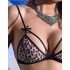 Леопардовый комплект бюст + пояс + стринги + чулки Chilirose 4482, Цвет: леопард, Размеры: S, изображение 6