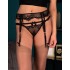 Узкий пояс для чулок LIVIA CORSETTI LC 90526-1 VENDIA GARTER BELT, Цвет: черный, Размеры: L/XL