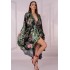 Халат с широкими рукавами LIVIA CORSETTI LC 90657 ATENNA SZLAFROK, Цвет: черный, Размеры: S/M/L, изображение 3