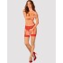 Сексуальные трусики с подвязками Obsessive DAGMARIE GARTER PANTIES, Цвет: красный, Размеры: XS/S, изображение 3