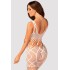 Боди-комбинезон ажурный Obsessive G 330 BODYSTOCKING, Цвет: белый, Размеры: XL/2XL, изображение 2