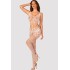 Боди-комбинезон ажурный Obsessive G 330 BODYSTOCKING, Цвет: белый, Размеры: XL/2XL, изображение 3