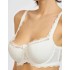 Бюстгальтер балконет Simona M 608 молоко, Цвет: молоко, Размеры: 80E, изображение 3