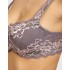Бюстгальтер балконет кружево биколор Simona M 608 серо-розовый, Цвет: серо-розовый, Размеры: 70G, изображение 4