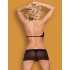 Сексуальная сорочка Obsessive 830 CHEMISE, Цвет: черный, Размеры: S/M, изображение 2