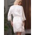 Халат из натурального шелка Mia-Amore ARIANNA 3943 белый, Цвет: белый, Размеры: S/M, изображение 2