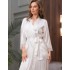 Халат женский шёлк Mia-Amore ARIANNA 3949 белый, Цвет: белый, Размеры: S/M, изображение 3
