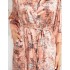 Шелковый халат с запахом Mia-Amore POLIN 3923, Цвет: персиковый, Размеры: 4XL/5XL, изображение 5