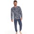 Мужская пижама Taro 2643/2644 GREG темно-синий, Цвет: темно-синий, Размеры: XL, изображение 2