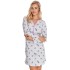Ночная сорочка с длинным рукавом Taro LIVIA 2574-01, Цвет: серый, Размеры: M