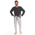 Мужская пижама из вискозы Taro VITO 2819-2820-01, Цвет: графит, Размеры: 2XL, изображение 2
