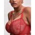 Кружевной бюстгальтер балконет Alles BEVERLY M красный, Цвет: красный, Размеры: 65E, изображение 4