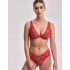Кружевной бюстгальтер на монокаркасе Alles BEVERLY M BRALETTE красный, Цвет: красный, Размеры: 65C, изображение 5