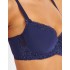 Бюстгальтер полумягкий Simona M 610 синий-сетка, Цвет: Синий-сетка, Размеры: 70H, изображение 5
