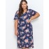 Ночная сорочка с коротким рукавом Taro 2879/2927 ELLIE, Цвет: синий/розовый, Размеры: S, изображение 2