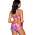 Верх купальника на тонком поролоне Ava SK163 U Pastel Tie Dye, Цвет: розовый микс, Размеры: 100D, изображение 8