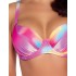 Верх купальника на тонком поролоне Ava SK163 U Pastel Tie Dye, Цвет: розовый микс, Размеры: 100D, изображение 4