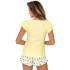Женская пижама с шортами Donna ANANAS 1/2 YELLOW, Цвет: желтый, Размеры: XL, изображение 2