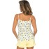 Пижама топ с шортами Donna ANANAS 1/2 pyjamas, Цвет: желтый, Размеры: XL, изображение 2
