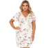 Сорочка с коротким рукавом Donna BELINDA PLUS nightdress, Цвет: экрю, Размеры: 3XL