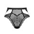 Сексуальные трусики Obsessive MIBELIA PANTIES, Цвет: черный, Размеры: XS/S, изображение 4
