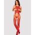 Красный бодистокинг Obsessive N 122, Цвет: красный, Размеры: S/M/L, изображение 3