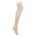Чулки под пояс Obsessive S 814 WHITE, Цвет: белый, Размеры: S/M, изображение 3