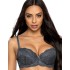 Бюстгальтер балконет с пуш-ап MAT SYBILLA szary M-3525-11, Цвет: серый, Размеры: 65B, изображение 3