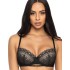 Бюстгальтер балконет пуш-ап MAT MARION bezowo-czarny M-3539-11, Цвет: черный, Размеры: 65E, изображение 3