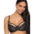 Бюстгальтер мягкий MAT MARION bezowo-czarny M-3539-2, Цвет: черный, Размеры: 65D, изображение 3