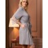 Халат женский трикотажный Mia-Amore CHRISTEL 1903, Цвет: cерый меланж, Размеры: L/XL, изображение 4
