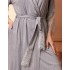 Халат женский трикотажный Mia-Amore CHRISTEL 1903, Цвет: cерый меланж, Размеры: L/XL, изображение 3