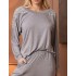 Пижама со штанами женская Mia-Amore CHRISTEL 1906, Цвет: cерый меланж, Размеры: S, изображение 5