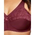 Бюстгальтер с широкими лямками Glamorise GI1000 темно-бордовый, Цвет: темно-бордовый, Размеры: 90B, изображение 5