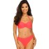 Коралловый купальник с пуш-ап Lorin L2489/3, Цвет: коралл, Размеры: 70D