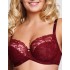 Мягкий бюстгальтер с вышивкой Senselle MERRIMENT 1010023 бургундское вино, Цвет: бургундское вино, Размеры: 75E