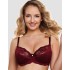 Мягкий кружевной бюстгальтер Senselle SUMMER ROSE LACE 12008 бургундское вино, Цвет: бургундское вино, Размеры: 75E, изображение 3