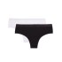 Набор хлопковых трусов Dim ECO 09AK (2 шт) черный и белый, Цвет: черный/белый, Размеры: XXS/XS, изображение 5