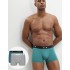 Трусы мужские боксеры набор (2 шт) Dim 0ARL серый/изумрудно-зеленый, Цвет: серый/изумрудно-зеле, Размеры: M
