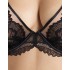 Кружевной мягкий бюстгальтер Esotiq KATIE 40562 черно-бежевый, Цвет: черный+бежевый, Размеры: 70C, изображение 5
