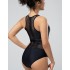 Черный спортивный купальник Opium SF-41, Цвет: черный, Размеры: S, изображение 2