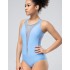 Голубой спортивный купальник Opium SF-41, Цвет: голубой, Размеры: L