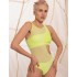 Купальник оригинального кроя Opium SF-63, Цвет: желто-зеленый, Размеры: L
