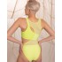 Купальник оригинального кроя Opium SF-63, Цвет: желто-зеленый, Размеры: L, изображение 2
