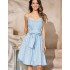 Летний комплект топ и юбка Mia-Amore CINDY 1846, Цвет: голубой, Размеры: XL