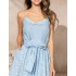 Летний комплект топ и юбка Mia-Amore CINDY 1846, Цвет: голубой, Размеры: XL, изображение 5