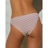 Низкие полосатые плавки Ysabel Mora 82096 LINEAS & WAFFLES, Цвет: мята/розовый, Размеры: S, изображение 2