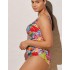 Яркий закрытый купальник Ysabel Mora 82248 TO THE JUNGLE, Цвет: мульти, Размеры: 80D, изображение 3
